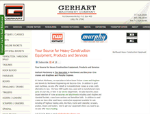 Tablet Screenshot of gerhartmachinery.com